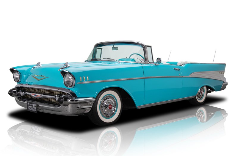 1957 Chevrolet Bel Air Classic Collector Cars - 1957 Chevrolet Tropical Turquoise Paint Code