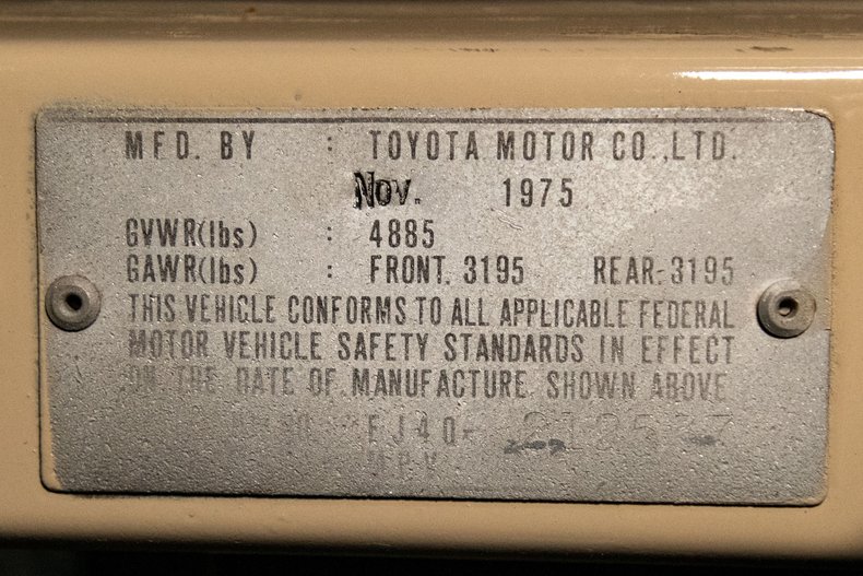 1976 Toyota Land Cruiser 52