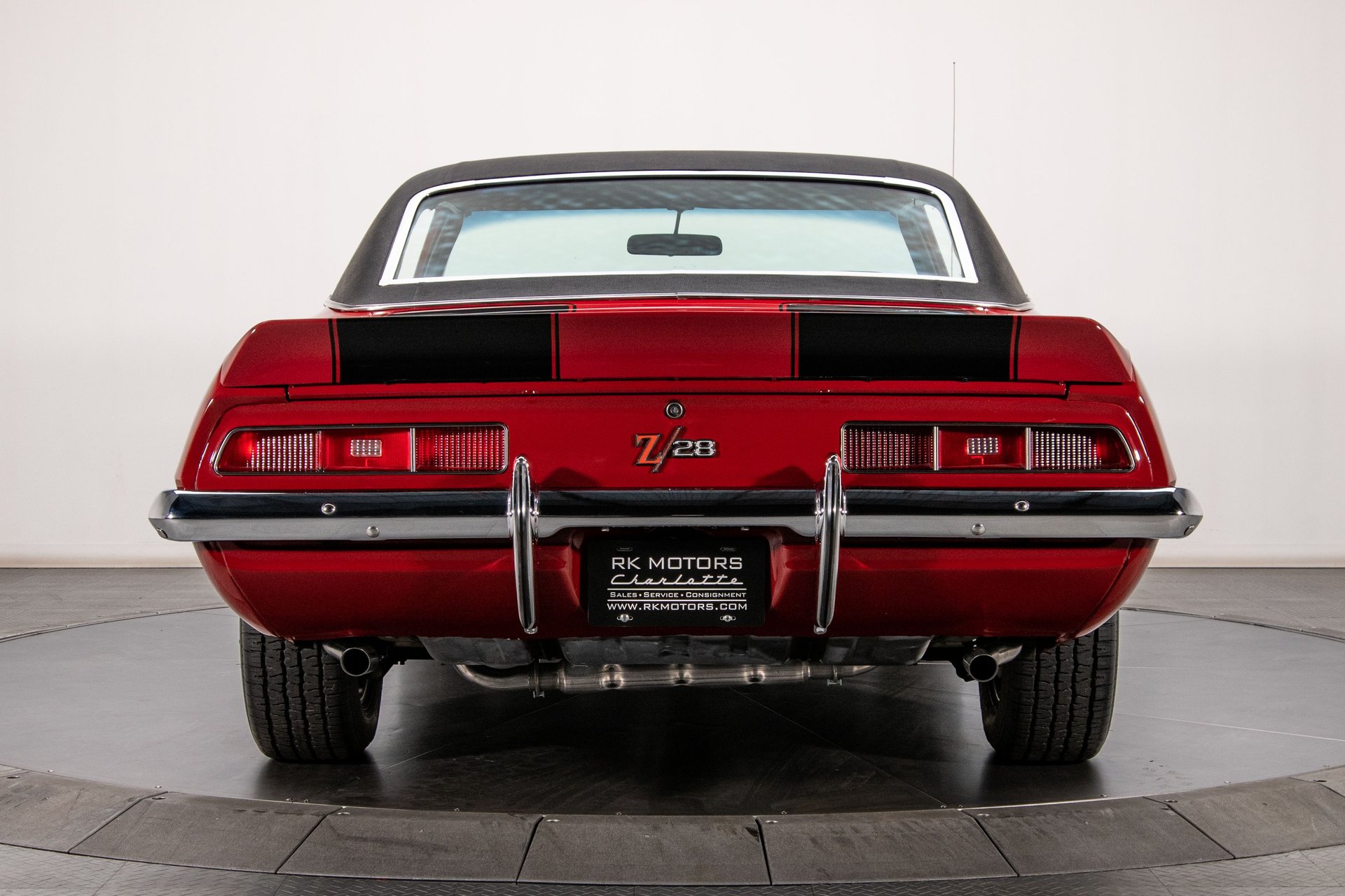 Camaro Z28 69 Rear Used 2001 Chevrolet Camaro Z28 CONVERTIBLE 1969