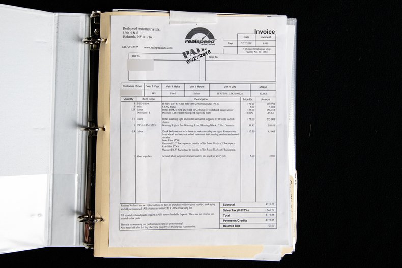 For Sale 1989 Ford Mustang Saleen S/C