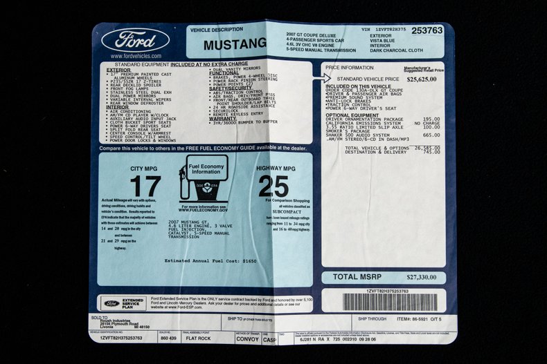 2007 Ford Mustang 57