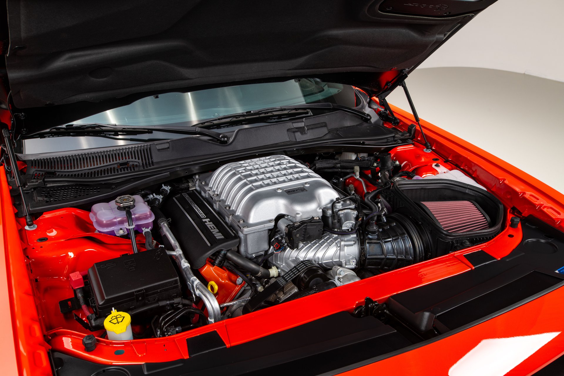 Supercharged Hemi Hellcat Engine