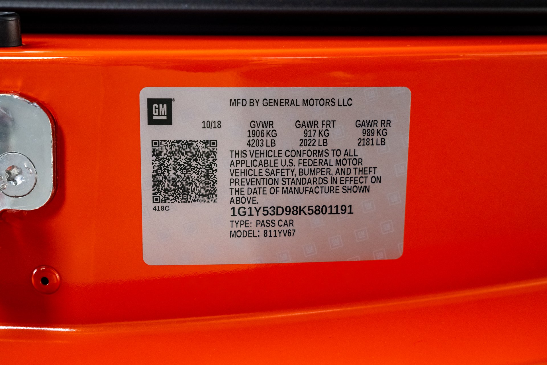 For Sale 2019 Chevrolet Corvette
