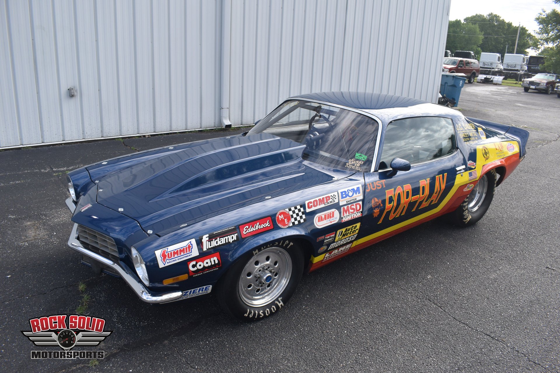 1972 chevrolet camaro drag car