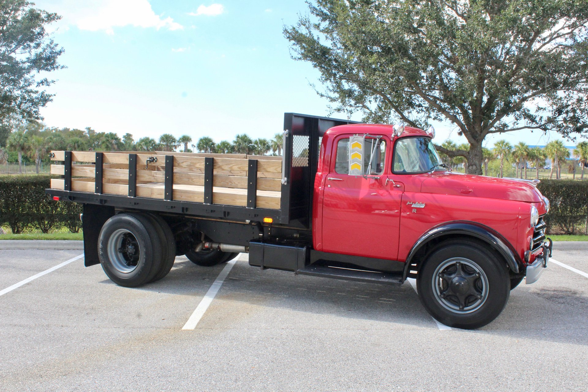 1956 dodge c3 r8 two ton flatbed stake truck job rated r