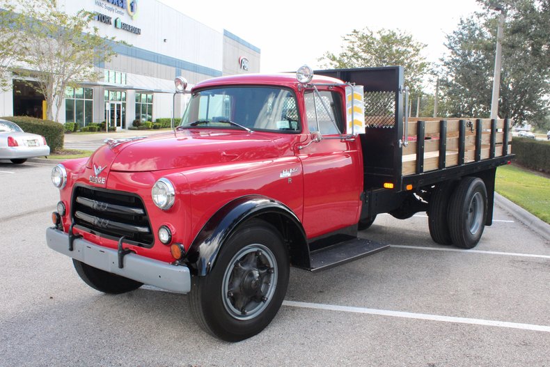 For Sale 1956 Dodge C3-R8 Two-Ton Flatbed Stake Truck