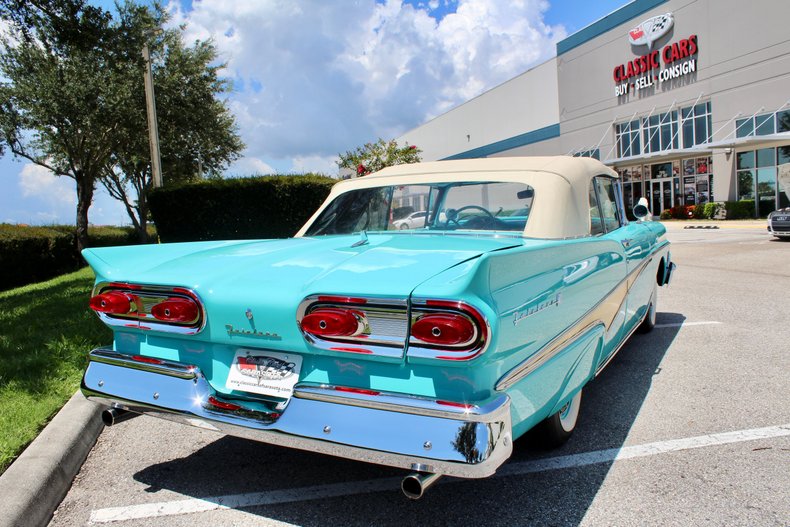 For Sale 1958 Ford Fairlane 500 Sunliner