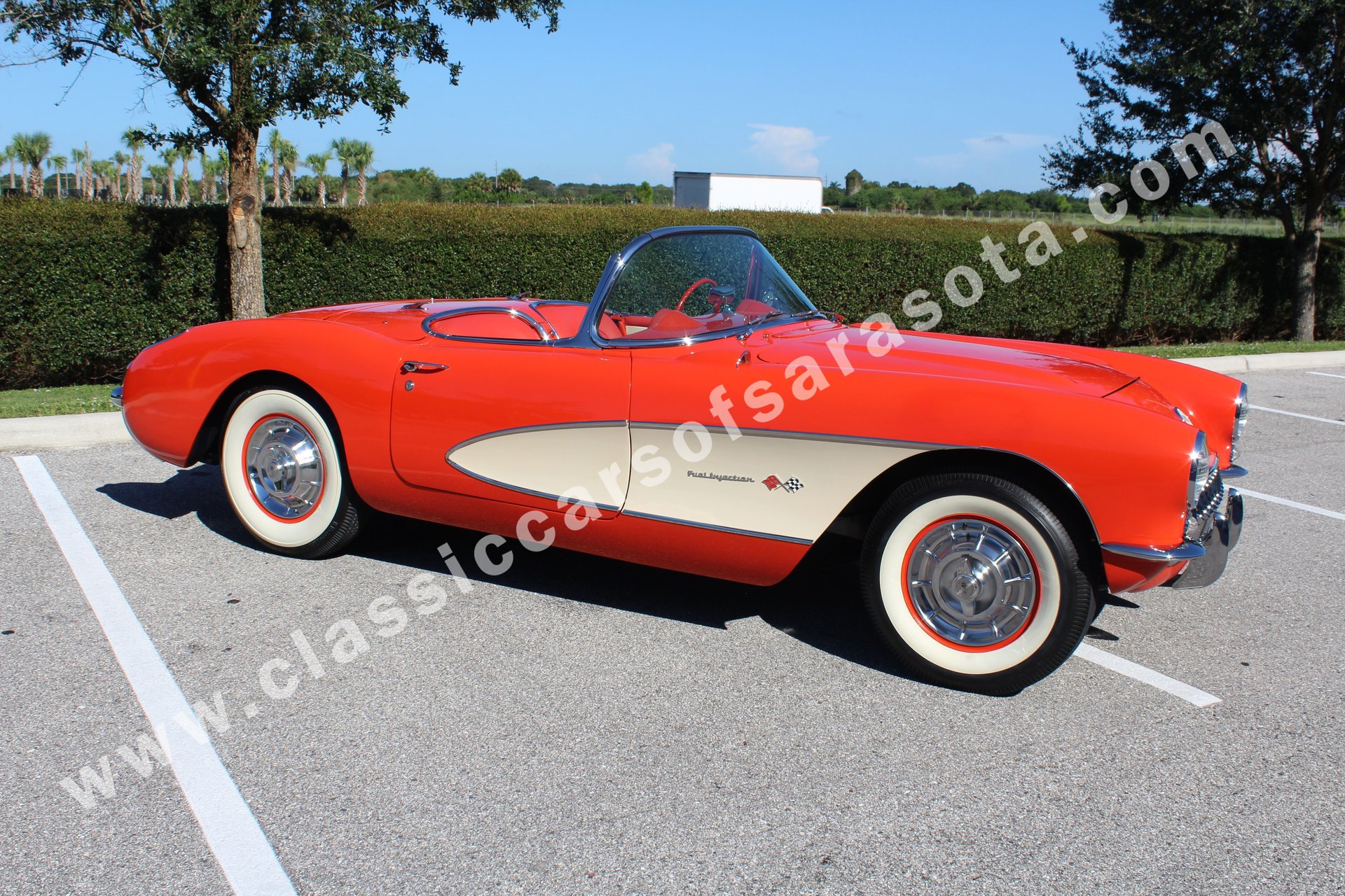 1957 Corvette Fuel Injection 1957 Corvette Venetian Red/Red Fuel