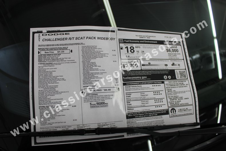 For Sale 2021 Dodge Challenger