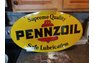  Pennzoil Supreme Quality 2 Sided Sign
