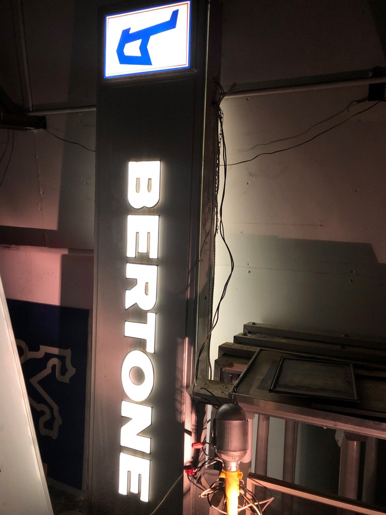  Bertone Light Up Dealer Sign