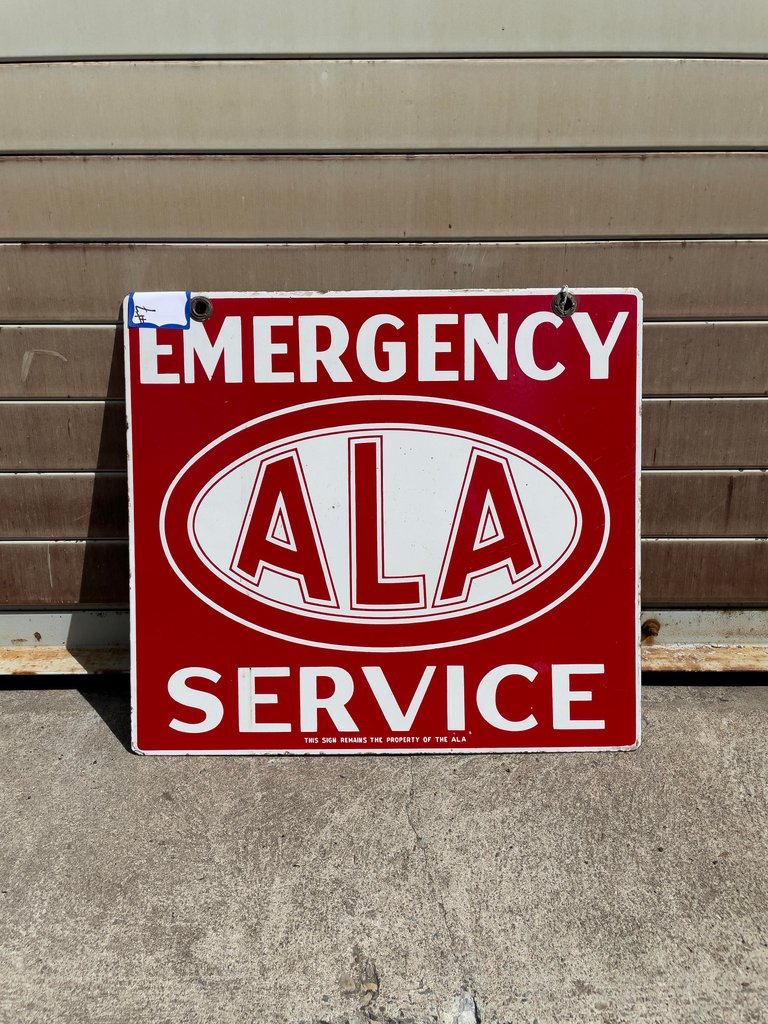  ALA Emergency Service Sign