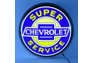  15 inch Backlit LED Lighted Sign Super Chevrolet Service