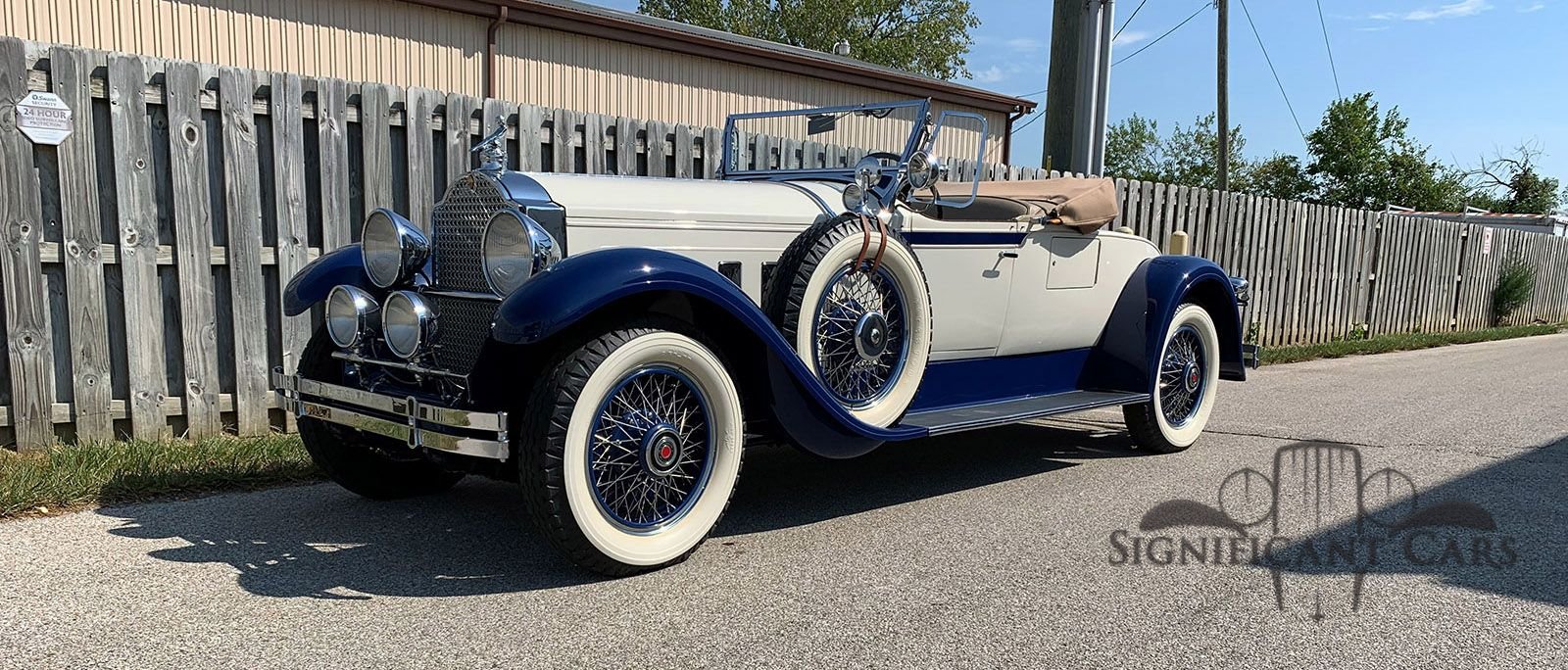 1929 packard 640 custom eight roadster