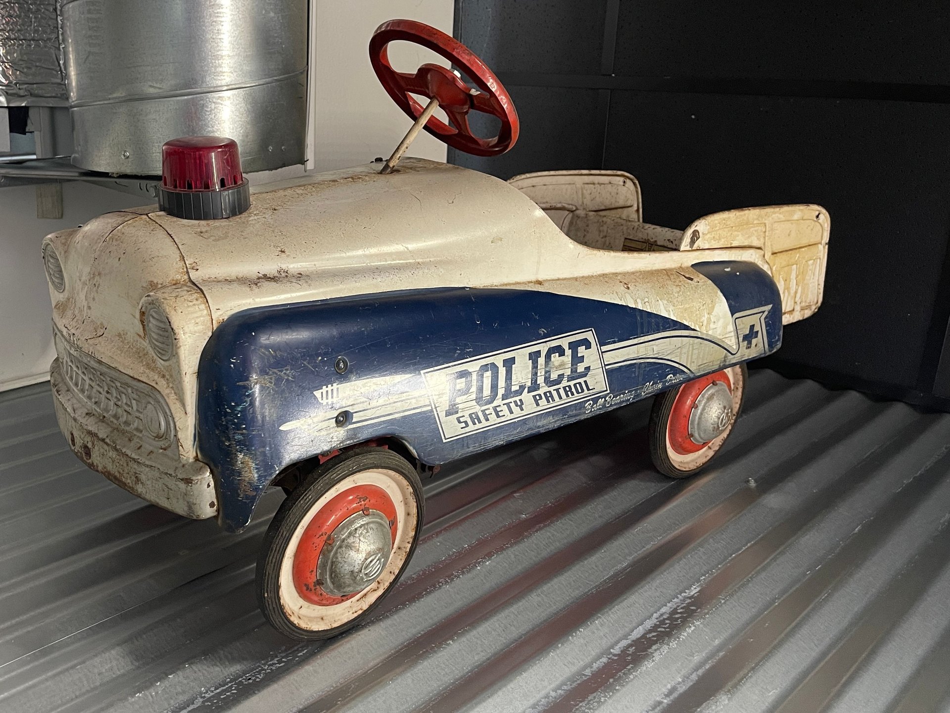 1950s Murray Champion Police Pedal Car with optional chain drive Unrestored