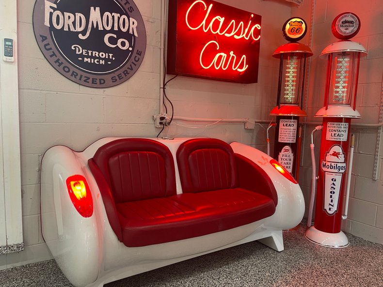 1957 Chevrolet Corvette Style Sofa / Couch - Working Lights