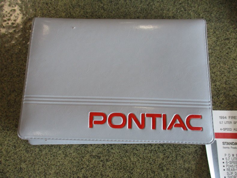 1994 Pontiac 25th Anniversary Trans Am Convertible 104
