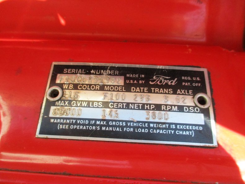 1960 Ford F100 34