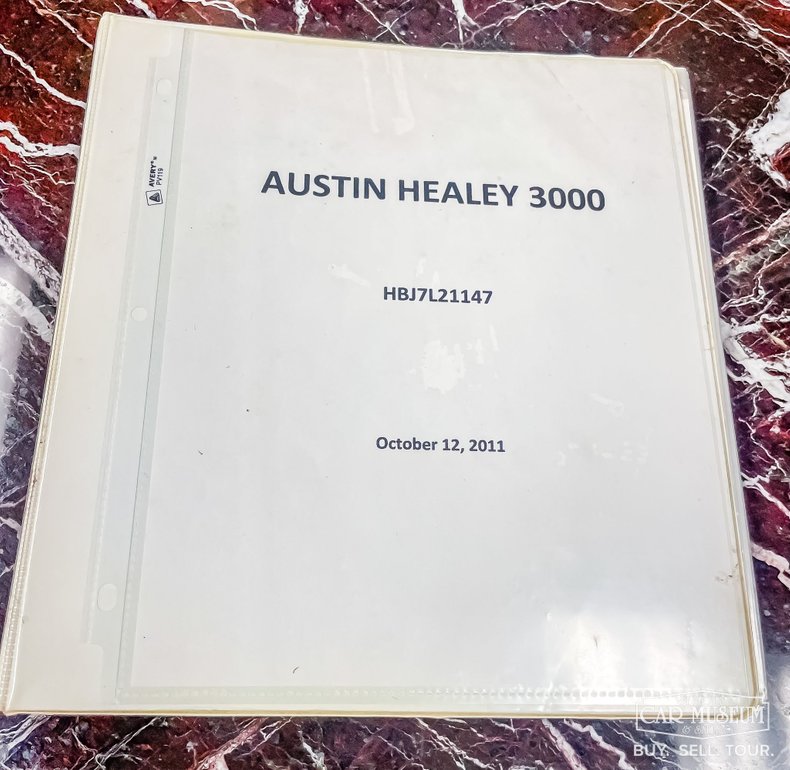 1963 Austin Healey 3000 101