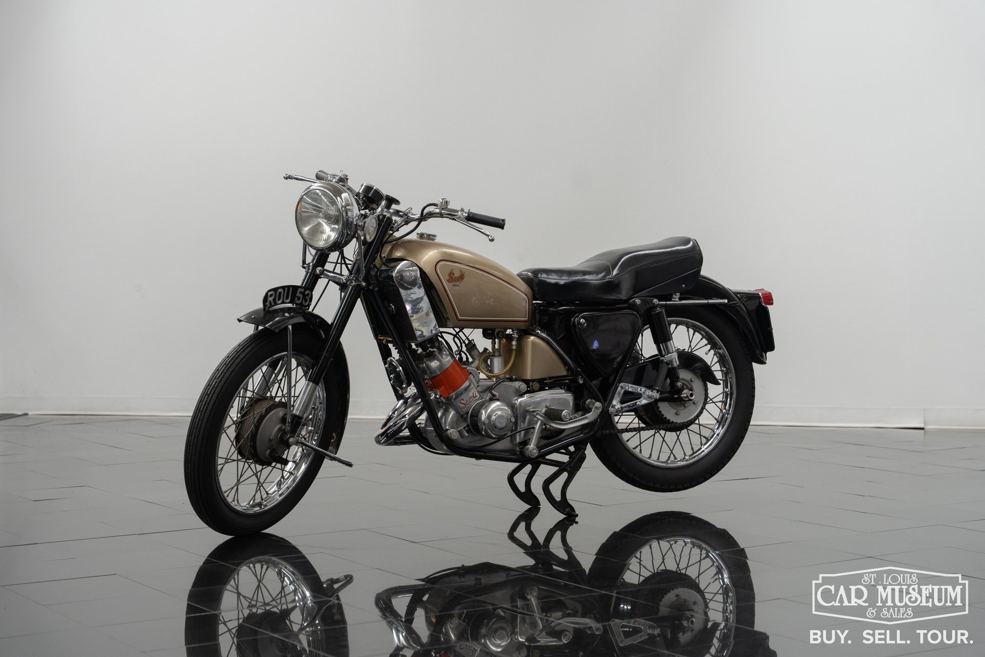 1957 scott motorcycle co flying squirrel