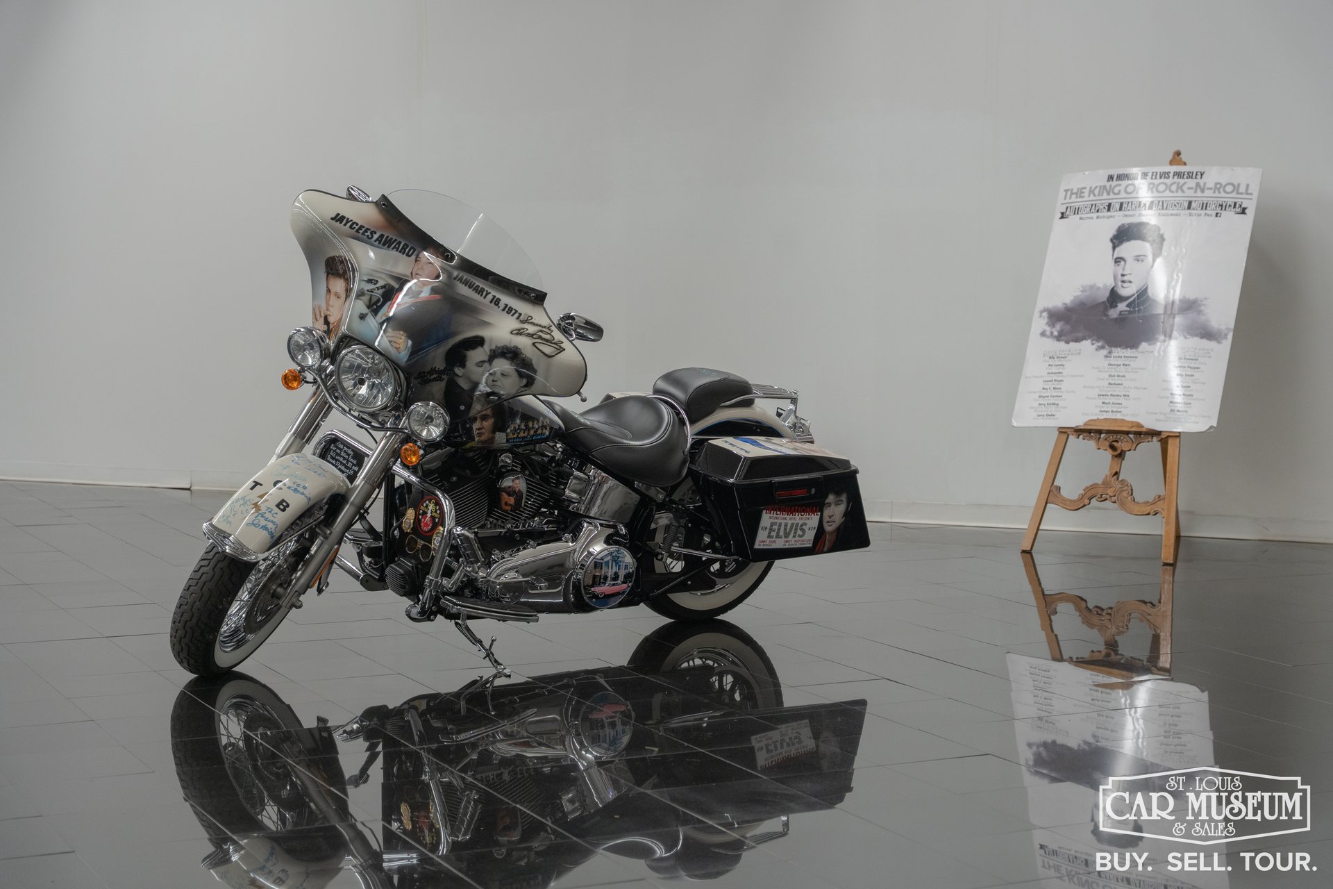 2012 harley davidson flstn softtail elvis presley tribute
