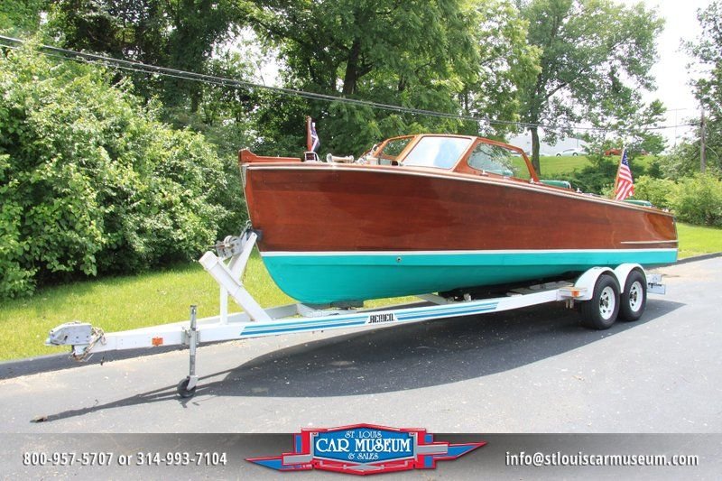1950 hutchinson boat utility mahogany boat