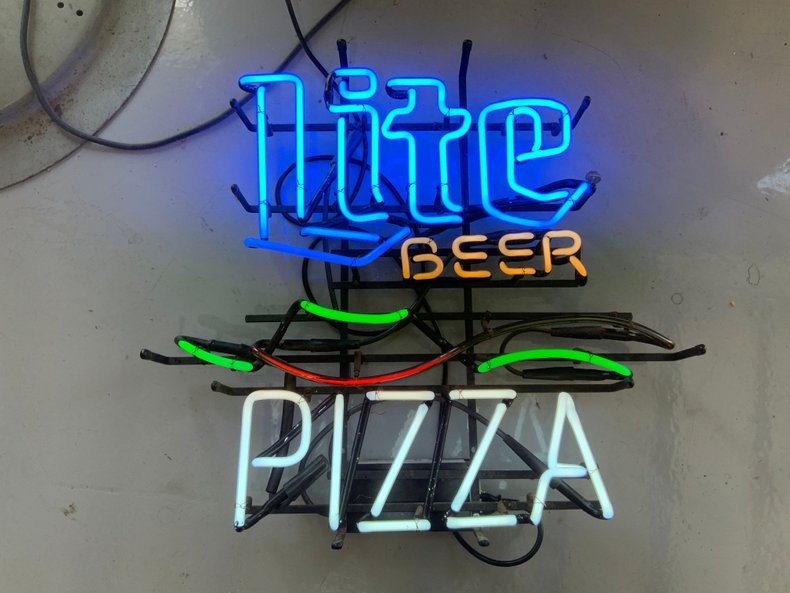 Original miller neon bar sign