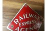 Original Porcelain Railway Express Agency sign