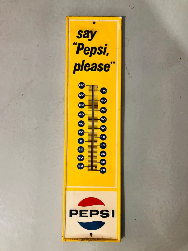 1966 Pepsi thermometer