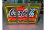 Rare size original Coke sign with all new neon and transformer.