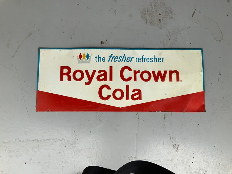 Original Royal Crown porcelain sign