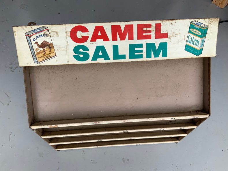 Vintage Camel / Salem Cigarette display