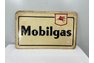 Porcelain Mobil Gas Sign 7"x11.25" License Plate Size