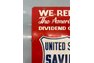 Original US savings stamp sign