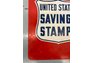Original US savings stamp sign