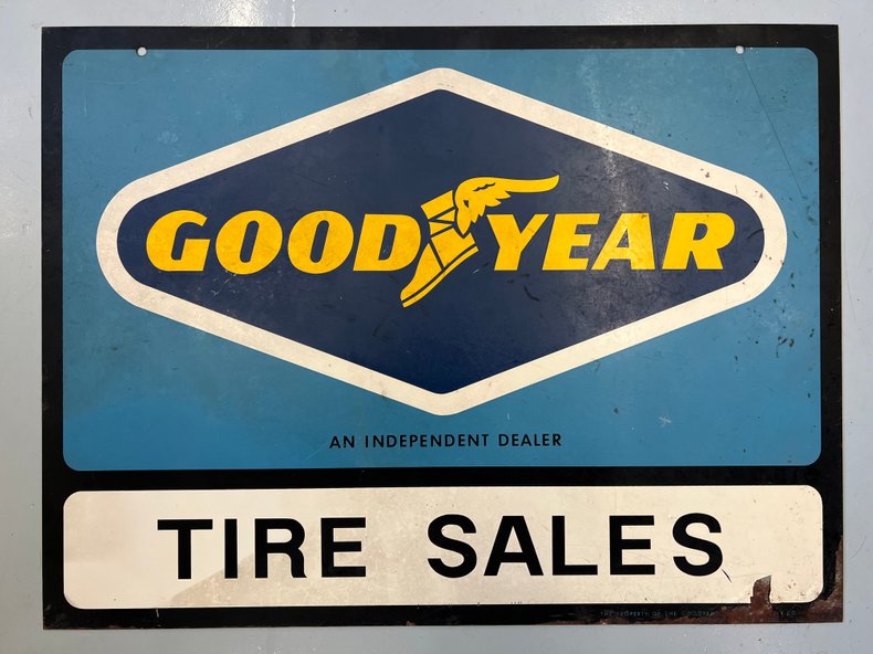 Original Goodyear Tire sign