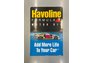 Havoline metal race car oil sign