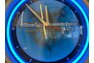 Harley-Davidson Motorcycles Blue Phoenix Clock with Blue Neon Accent Light
