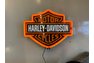 Plastic Harley-Davidson Motorcycles Sign with Light Up Border