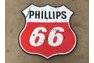 Original double sided porcelain Phillips 66 sign
