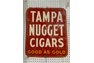 Tampa Nugget Cigars Good As Gold Tin Sign