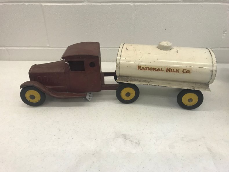 Vintage 1920 S National Milk Toy Truck
