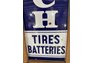 Goodrich Tires and Batteries Porcelain sign