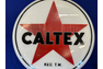 Vintage Caltex Gas Pump Globe