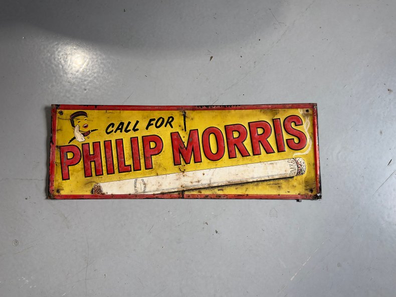 “Calling Phillip Morris” Tobacco Sign