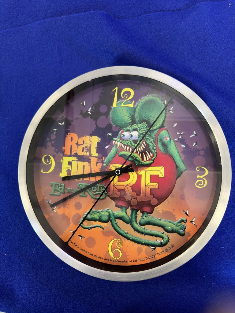 Rat Fink Wall Clock