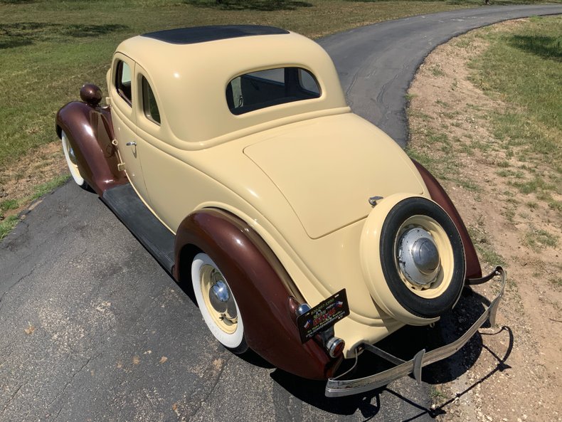 1936 Ford 5-Window Coupe Door Glass Set – Left & Right, New Old Stock