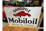 Mobiloil Gargoyle Double Sided Flange Sign