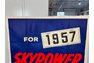 Rare 1957 Chevron Dealer Skypower  Poster