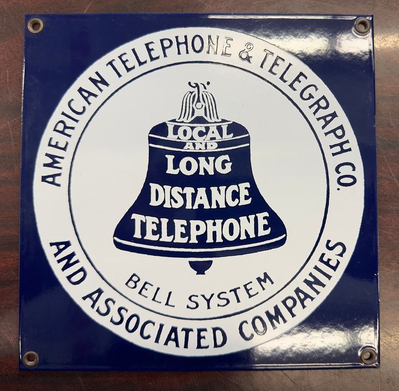 AT&T Porcelain Sign | Street Dreams
